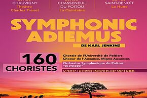 Affiche du concert Symphonic Adiemus à Chasseneuil du Poitou 