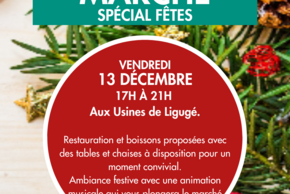 Affiche marché spécial fêtes