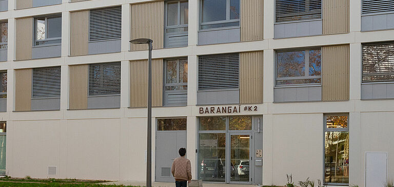 Façade de la résidence Barangaï